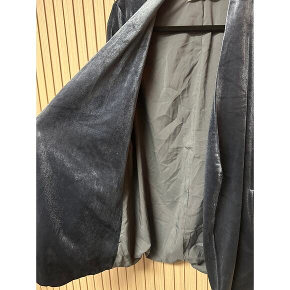 Bishop + Young Icon Velvet Blazer Emerald Women’s Size S - Picture 8 of 8